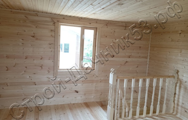 4 Каркасно-щитовой дом Д-124, 6х6м, 63 М², Владимирская область, Кольчугинский район Снт “Орджоникидзе” (8)